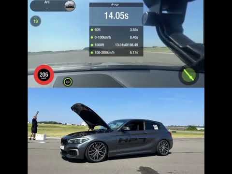 Thumbnail for BMW M140i xDrive HPT New Hybrid Rekord Scc500 Rolling50 287.37kmh Dragy Times by BMW M1, BMW