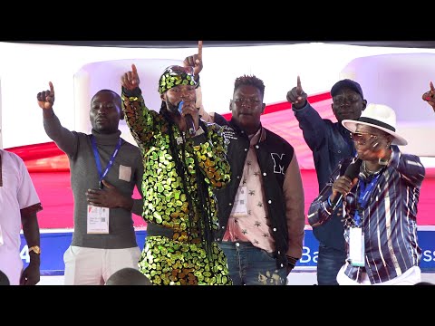 HOMABAY ALLSTARS (ATOMMY SIFA, AROJI, ONYI PAPA JAY) ENTERTAIN RAILA, KALONZO AND WAMALWA IN HOMABAY