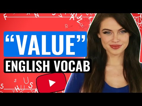 VALUE (B1 Intermediate) Learn English Vocabulary