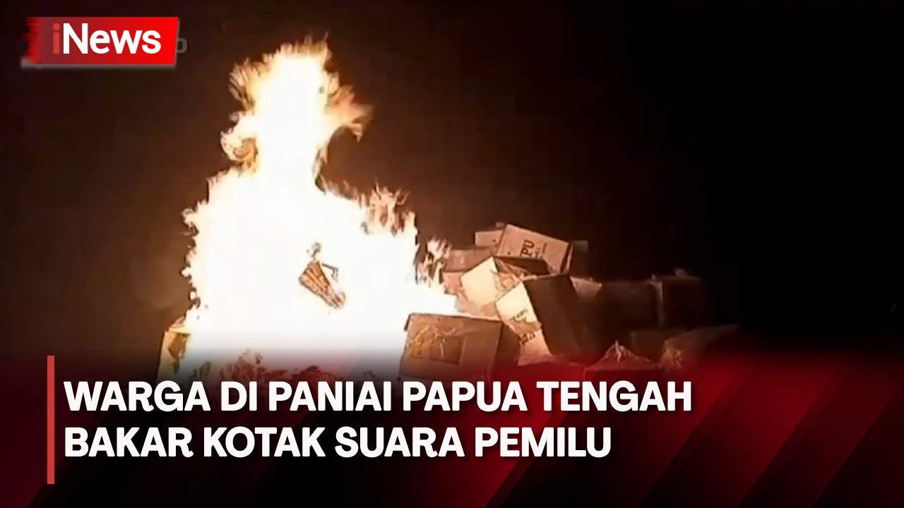 Viral! Logistik Pemilu Dibakar Warga Jayapura - iNews Malam Segmen 1 | 13 Februari 2024