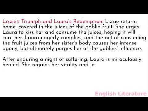 Summary and analysis of  Goblin Market by Christina Rossetti