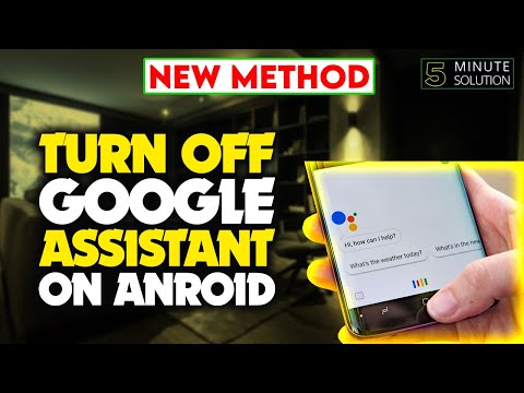 How to turn off google assistant on android 2024