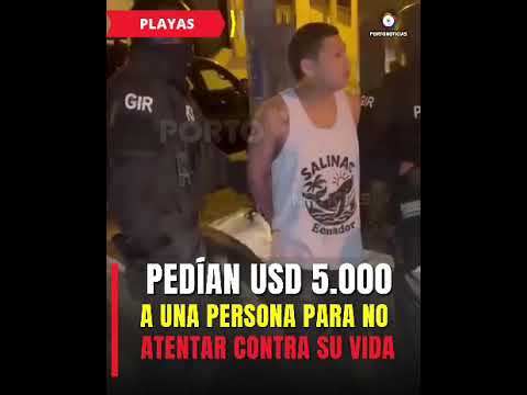 CAEN DOS ADULTOS Y UN MENOR POR PRESUNTA EXTORSIÓN EN PLAYAS