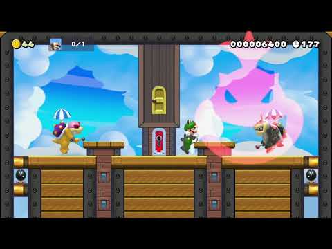 5-5 Roy & Morton's Mountain by ◇DRAGOON◇ 🍄 Super Mario Maker 2 #aif 😶 No Commentary