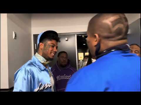 CRIP MAC ￼SEES Blueface for the first time face-to-face things get heated!