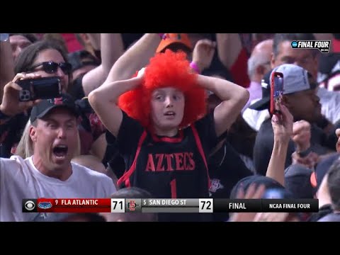 San Diego State GAME WINNER by Lamont Butler in Final Four!!!!!