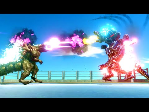 1vs1 Godzilla 2014 vs All Kaiju Monster (Mechagodzilla) - Part 2 - Animal Revolt Battle Simulator