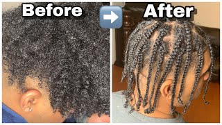 HOW TO | men’s box braids| travis scott, ASAP Rocky inspired braids