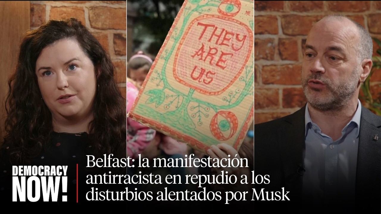 Belfast: la manifestación antirracista en repudio a los disturbios alentados por Musk