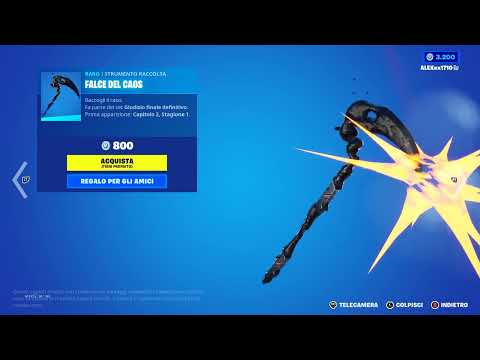 Fortnite torna agente del caos falce del caos e melma nera nello shop