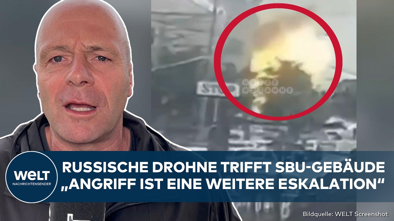 PUTINS KRIEG: Brisanter Treffer! Russland greift Zentrale des Geheimdienstes SBU in Kiew an