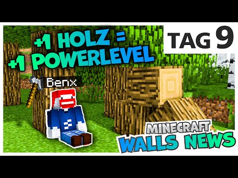 SO farmt BENX POWERLEVEL! | Minecraft Walls NEWS - TAG 9