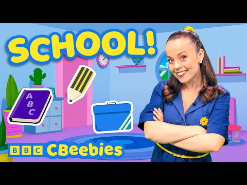 Time to Play School Fun 🎒 | Toddler Learning and Play with Evie in CBeebies House 🌞 | CBeebies 🌈✨