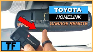Toyota Homelink Programming My Van's Rearview Mirror to Open Garage Doors (Sienna)
