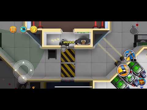 Robbery Bob: CHAPTER 10 - CHALLENGE Level 4 , 100% iOS/Android Walkthrough