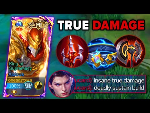 ALDOUS PERFECT TRUE DAMAGE BUILD FOR SUSTAIN TEAM FIGHT!!!🔥| ALDOUS BEST BUILD 2026 - MLBB