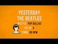 Yesterday - The Beatles - Karaoke Female Backing Track