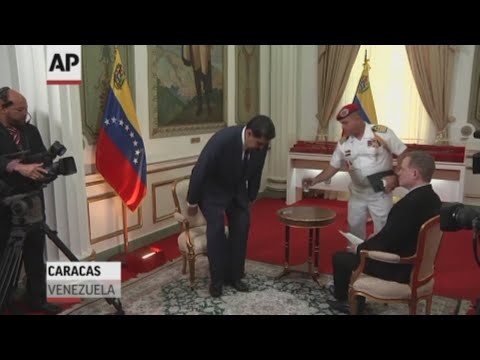 Venezuelan President Nicolas Maduro on Thursday blamed the economic sanctions imposed by the United States against Venezuela for the severe food and medicine shortages in the country. (Feb. 14)