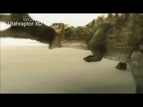 Monsters Resurrected HD Acrocanthosaurus Chase By El Utahraptor XD