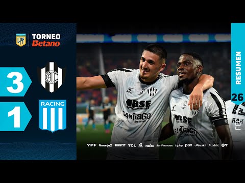 CENTRAL CÓRDOBA 3 - 1 RACING I Resumen del partido | #TorneoBetano 2024