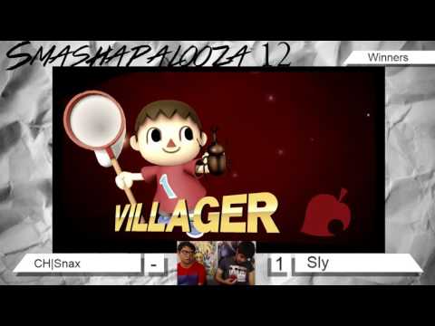 SmashaPalooza 12: Winners - CH| Snax (Luigi, Villager) vs Sly (Greninja)