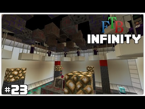 FTB Infinity #23 - More RFTools Dimension Building, Draconic Staff of Power & BM Sacrifice Altar
