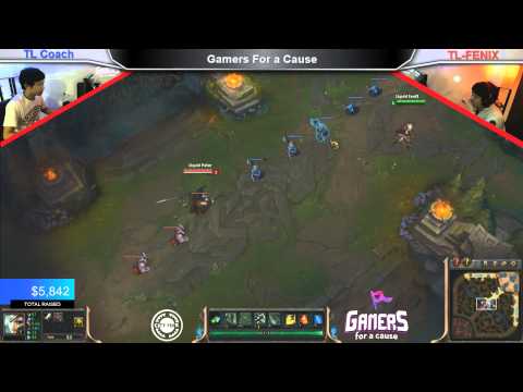Fenix vs Peter - 1vs1 Riven vs Yasuo - Gamers with a Cause - League of Legends