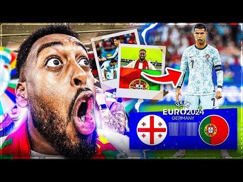 I see Ronaldo for the first time, but...😢Georgia - Portugal🔥EURO STADIUM VLOG🏆I FaroooYT