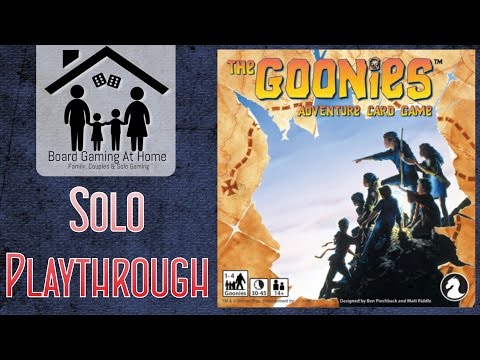 BoardGamingAtHome Solo Playthrough of The Goonies Adventure Card Game