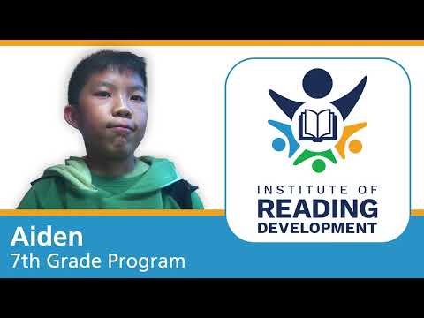 Aiden — 7th grade student testimonial