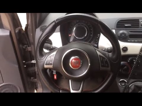 2012 + fiat 500 airbag steering wheel and clock spring remo
