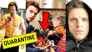 Bucky Barnes AKA Sebastian Stan During Quarantine | Funny Sebastian Stan Quarantine Videos | 2020 video