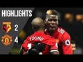 Watford vs Manchester United 2 4 Extended Highlights HD 2019