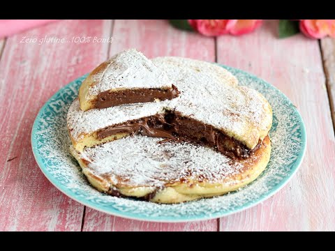 Colazione con i Pancake ripieni di Nutella MORBIDISSIMI e golosi