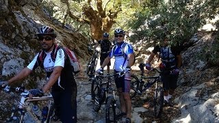 preview picture of video 'MTB CRETE DOWNHILL TO ZAROS'