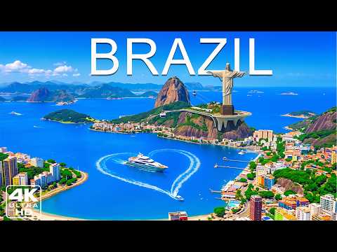 Brazil 4K Drone Footage | Discover Rio de Janeiro, Copacabana & Breathtaking Coastlines
