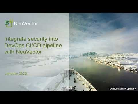 Integrate security into DevOps CI/CD pipeline with NeuVector