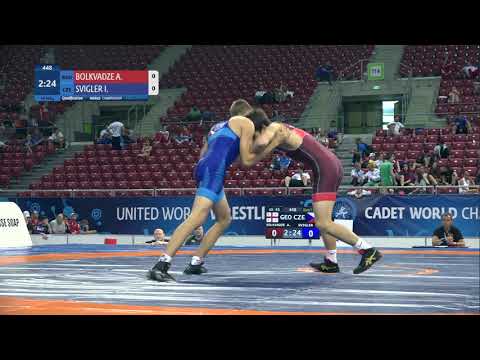 Qual. GR - 65 kg: A. BOLKVADZE (GEO) v. I. SVIGLER (CZE)