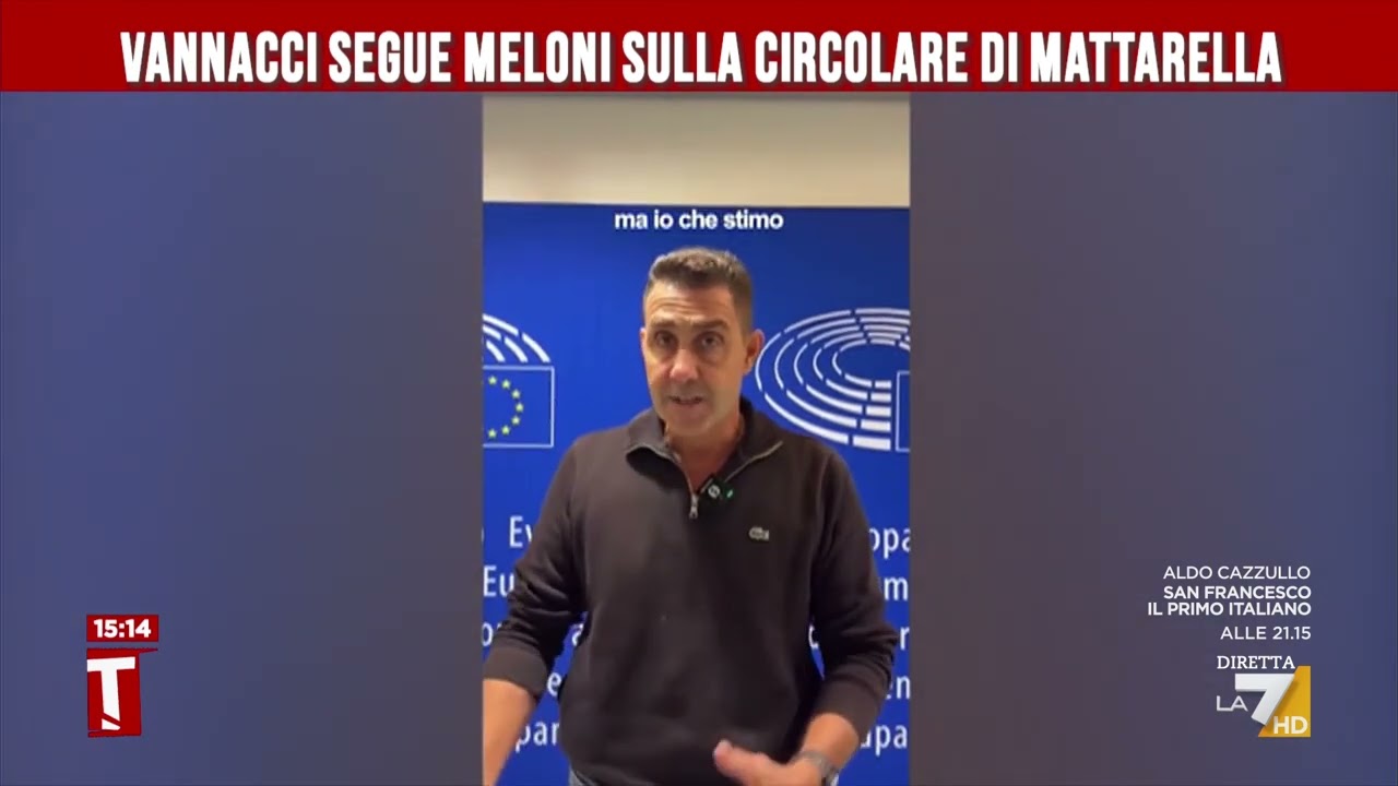 Vannacci segue Meloni sulla circolare di Mattarella
