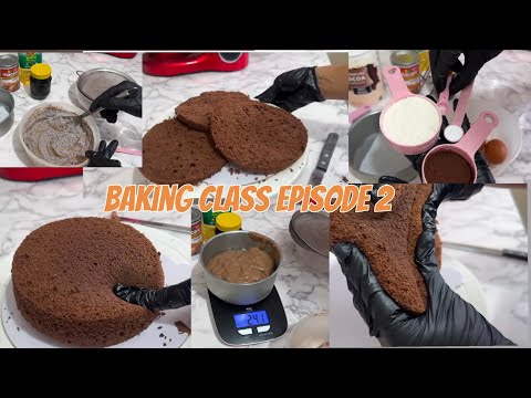 প্রফেশনাল রেসিপিতে ১০০%পারফেক্ট ভাবে নরম তুলতুলে ২ডিমের চকলেট স্পঞ্জকেক free baking clase Episode 2