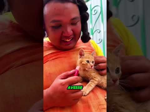 Il più triste addio tra un ragazzo e il suo gatto ❤️😭.#shorts #viral #viralvideo