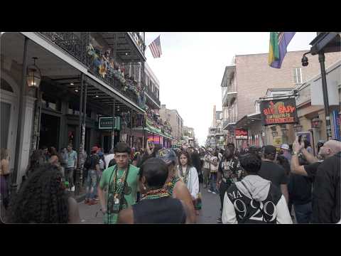 ON BOURBON STREET FOR FAT TUESDAY BRING OUT ALL THE BADDIES IN NEW ORLEANS,LA