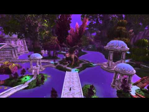 Relaxing World of Warcraft scenery - Darnassus