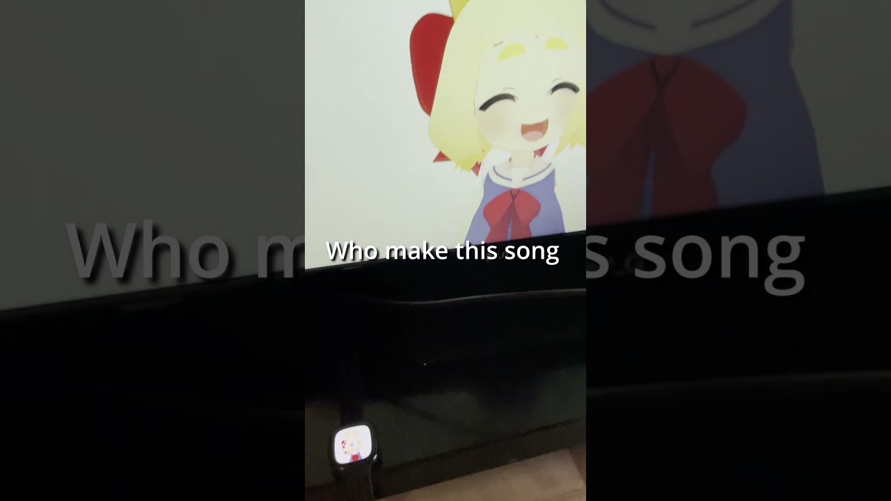 Who make this song? #anime #memes #vtuber #vr #vrchat #mmd #cute #gaming