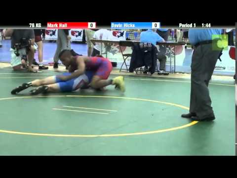 FILA Cadet 76 KG Mark Hall vs. Devin Hicks