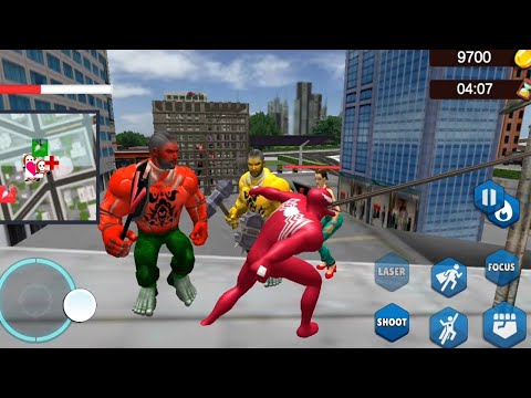 Incredible Venom Spider City Survival | Flying Venom Spider Vs Incredible Monster Hulk - GamePlay
