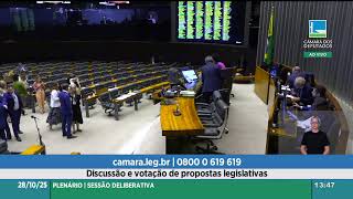PLENÁRIO - Sessão para a votação de propostas legislativas - 28/10/2025 09:00