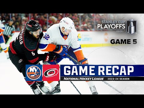 Gm 5: Islanders @ Hurricanes 4/30 | NHL Highlights | 2024 Stanley Cup Playoffs