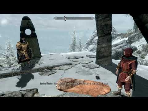 Inigo and Lucien talk about training. Skyrim Special Edition