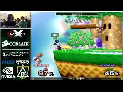 LANWAR X - Fork (Ice Climbers) vs Dshi (Falco) - SSBM Top 8